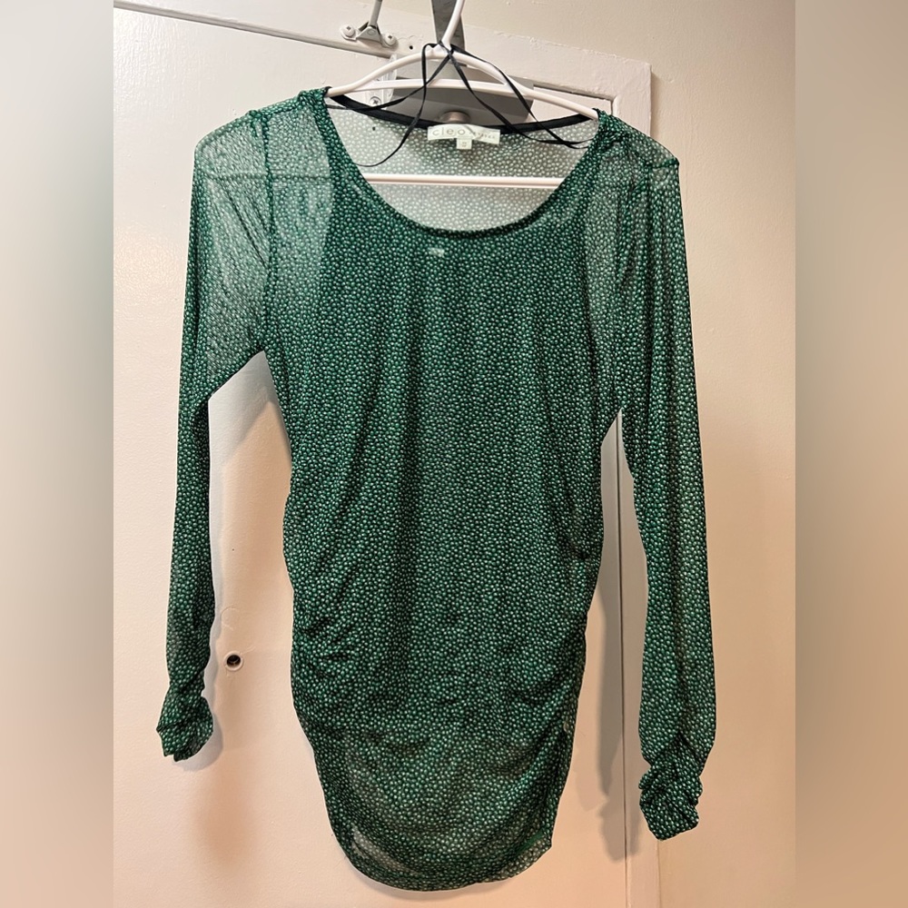 Cleo Sheer Long-Sleeved Shirt